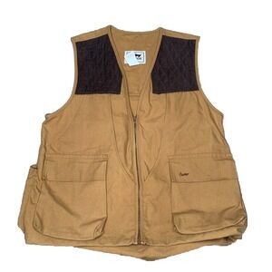 Vintage Duxbak Hunting Vest Duck Vest Pheasant Pouch‎ Size Large Made In USA